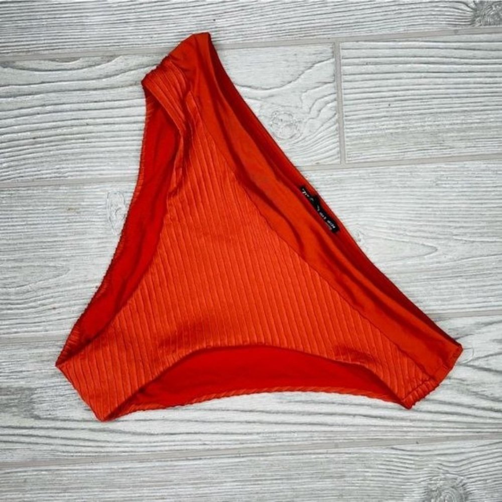 NWOT Zara orange bikini bottoms swimsuit swimwear beach bathing suit small
